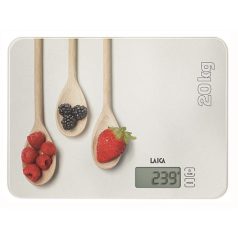   Laica KS5020W fakanál mintás fehér digitális konyhai mérleg