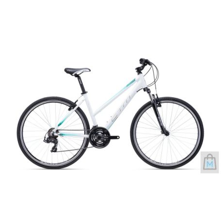 CTM 2022 Maxima 1.0 Fehér/ türkiz L 18" kerékpár