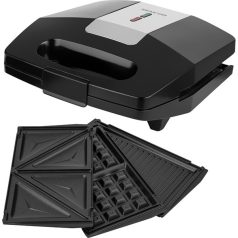   Sencor SSM 9410SS 3in1 inox-fekete gorfi - grill/panini - szendvicssütő