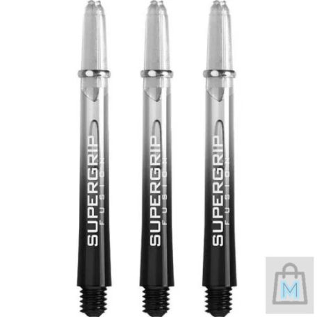 DART SZÁR HARROWS SUPERGRIP FUSION FEKETE/CLEAR, HOSSZÚ 