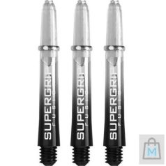 DART SZÁR HARROWS SUPERGRIP FUSION FEKETE/CLEAR, RÖVID