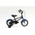 BMX 12 fiú fekete/sárga-kék kerékpár