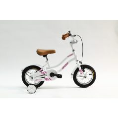 Cruiser 12 lány fehér/pink kerékpár