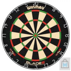   DARTS TÁBLA, WINMAU BLADE 6, ÉLEZETT DRÓTTAL, VERSENY MINŐSÉGŰ, SISALBÓL