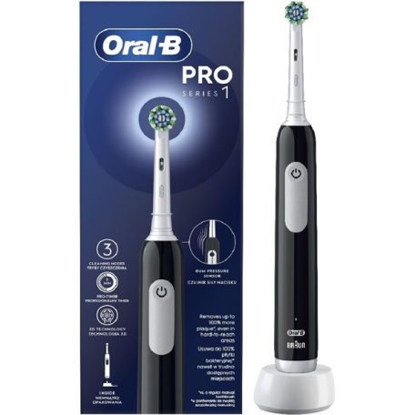 Oral-B Pro1 Fekete Cross Elektromos fogkefe