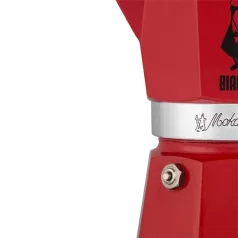   Bialetti 4943 Moka Express piros 6 személyes kotyogós kávéfőző