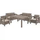 Keter 227586 Corfu Fiesta Műrattan kertibútor szett