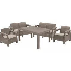 Keter 227586 Corfu Fiesta Műrattan kertibútor szett