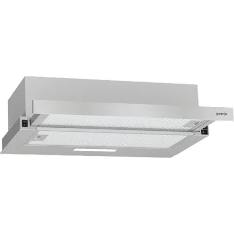 Gorenje TH60E3X inox, szabadonálló, hagyományos, méret:60 cm, teleszkópos, zajszint:67 dB, páraelszívó