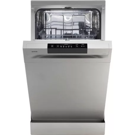 Gorenje GS520E15S inox, programok száma: 5, keskeny szabadonálló, 9 terítékes mosogatógép 