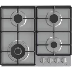   Gorenje GW641EX inox, beépíthető, gáz, főzőzóna: 3 +1 wok égőfej, beépíthető méret: 56cm, főzőlap