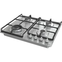   Gorenje GW641EX inox, beépíthető, gáz, főzőzóna: 3 +1 wok égőfej, beépíthető méret: 56cm, főzőlap