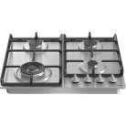 Gorenje GW641EX inox, beépíthető, gáz, főzőzóna: 3 +1 wok égőfej, beépíthető méret: 56cm, főzőlap