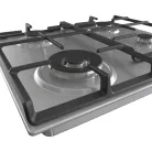 Gorenje GW641EX inox, beépíthető, gáz, főzőzóna: 3 +1 wok égőfej, beépíthető méret: 56cm, főzőlap
