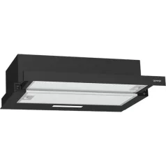   Gorenje TH60E3B fekete, szabadonálló, hagyományos, méret:60 cm, teleszkópos, zajszint:67 dB, páraelszívó