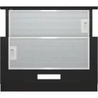Gorenje TH60E3B fekete, szabadonálló, hagyományos, méret:60 cm, teleszkópos, zajszint:67 dB, páraelszívó