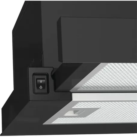 Gorenje TH60E3B fekete, szabadonálló, hagyományos, méret:60 cm, teleszkópos, zajszint:67 dB, páraelszívó