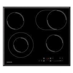   Samsung CTR164NC01/XEO fekete, beépíthető, elektromos üvegkerámia, főzőzóna: 4, beépíthető méret: 56cm, főzőlap
