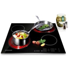   Samsung CTR164NC01/XEO fekete, beépíthető, elektromos üvegkerámia, főzőzóna: 4, beépíthető méret: 56cm, főzőlap