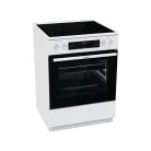 Gorenje GECS6C70WPA fehér, szabadonálló, kerámialapos, elektromos, főzőzóna: 4, sütő:71L, grill, tűzhely