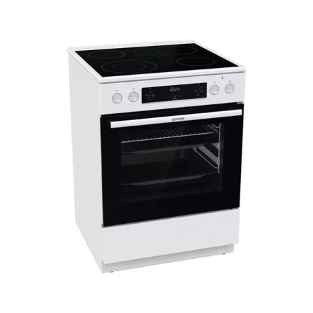 Gorenje GECS6C70WPA fehér, szabadonálló, kerámialapos, elektromos, főzőzóna: 4, sütő:71L, grill, tűzhely