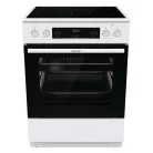 Gorenje GECS6C70WPA fehér, szabadonálló, kerámialapos, elektromos, főzőzóna: 4, sütő:71L, grill, tűzhely