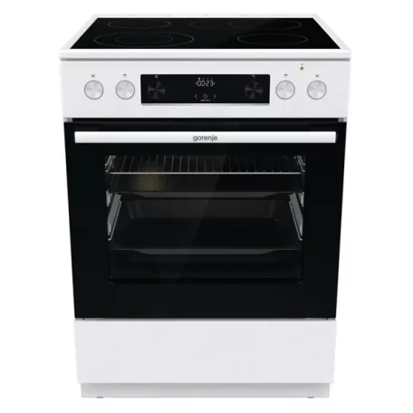 Gorenje GECS6C70WPA fehér, szabadonálló, kerámialapos, elektromos, főzőzóna: 4, sütő:71L, grill, tűzhely