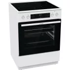 Gorenje GECS6C70WPA fehér, szabadonálló, kerámialapos, elektromos, főzőzóna: 4, sütő:71L, grill, tűzhely