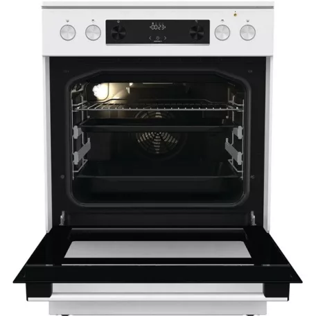 Gorenje GECS6C70WPA fehér, szabadonálló, kerámialapos, elektromos, főzőzóna: 4, sütő:71L, grill, tűzhely