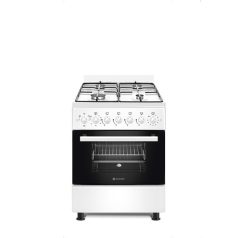   Novacook F6B40EF W fehér, szabadonálló, gáz, kombinált, főzőzóna: 4, sütő:66L, grill, tűzhely