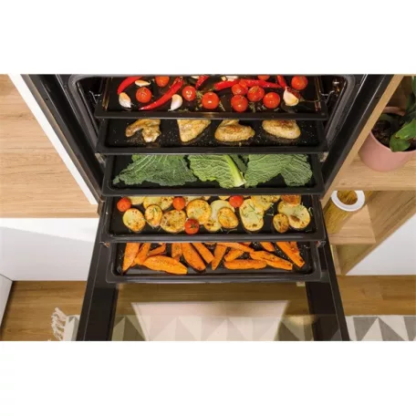 Gorenje BOS6747A01X inox, beépíthető, sütőtér: 71L, grill, légkeverés, hidrolitikus, sütő