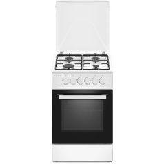   Dimarson DM-TE 5540W fehér, szabadonálló, gáz, kombinált, főzőzóna: 4, sütő:58L, tűzhely