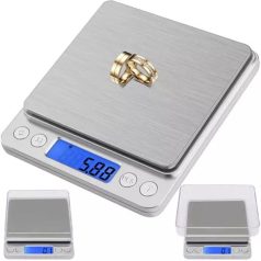   Ruhhy digitális konyhai mérleg 500g-ig, mérési pontosság 0,01g