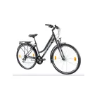 Gepida Alboin 200 Pro 28" L 21 női Trekking Kerékpár matt fekete 52cm