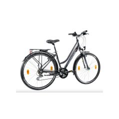   Gepida Alboin 200 Pro 28" L 21 női Trekking Kerékpár matt fekete 52cm