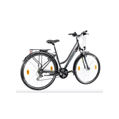 Gepida Alboin 200 Pro 28" L 21 női Trekking Kerékpár matt fekete 52cm