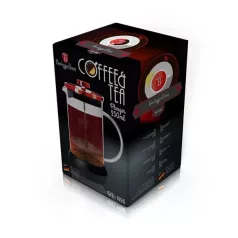   Berlinger Haus BH/1496350 ml Metallic Line Burgundy dugattyús kávé- és teafőző