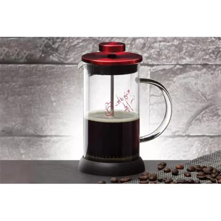 Berlinger Haus BH/1496350 ml Metallic Line Burgundy dugattyús kávé- és teafőző