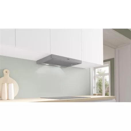 Bosch DFL064W53 ezüst, beépíthető, kihúzható, méret:59,8 cm, zajszint:67 dB, páraelszívó