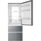 Haier A3FE743CPJ inox, alulfagyasztós, Hűtő:310L, Fagyasztó:140L, Total No frost hűtőszekrény