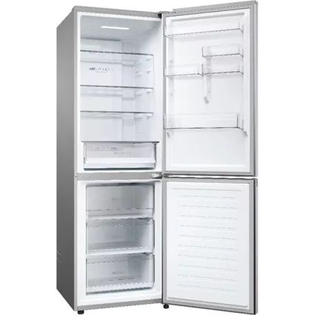 Haier HDPW3618DNPK inox, alulfagyasztós, Hűtő:235L, Fagyasztó:117L, Total No frost hűtőszekrény