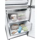 Haier HDPW3618DNPK inox, alulfagyasztós, Hűtő:235L, Fagyasztó:117L, Total No frost hűtőszekrény