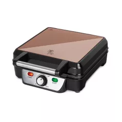   Berlinger Haus BH/9452 Metallic Line Rose Gold Edition rózsaarany- fekete 4 szeletes gofrisütő