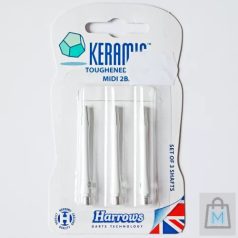DART SZÁR HARROWS KERAMIC KÖZEPES, FEHÉR ALUMINIUM