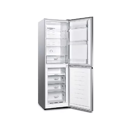 Gorenje NRK418DCS4 szürke, alulfagyasztós, Hűtő:171L, Fagyasztó:85L, No frost hűtőszekrény