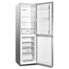 Gorenje NRK418DCS4 szürke, alulfagyasztós, Hűtő:171L, Fagyasztó:85L, No frost hűtőszekrény
