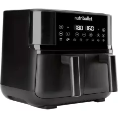   Nutribullet Twin Drawer NBA081B fekete 8 L forrólevegős sütő