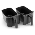 Nutribullet Twin Drawer NBA081B fekete 8 L forrólevegős sütő