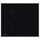 Whirlpool AKT 8601 IX fekete, beépíthető, elektromos üvegkerámia, főzőzóna: 4, beépíthető méret: 56cm, főzőlap