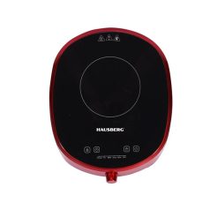  Hausberg HB-1527RS 2000W-os vörös elektromos egylapos indukciós főzőlap érintésvezérléssel
